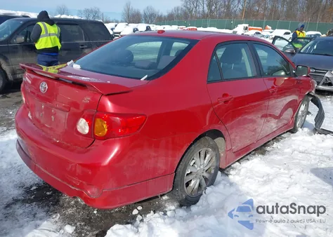 2009 Toyota Corolla S z USA, uszkodzony, nr VIN 2T1BU40E09C009848